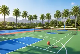 Multipurpose Court at Godrej Plots Coimbatore