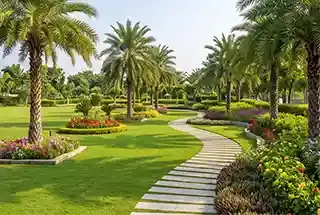 Landscaped Garden at Godrej Plots Coimbatore